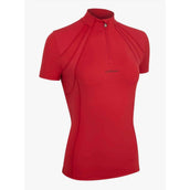 LeMieux Baselayer Mia Mesh Korte Mouwen Chilli