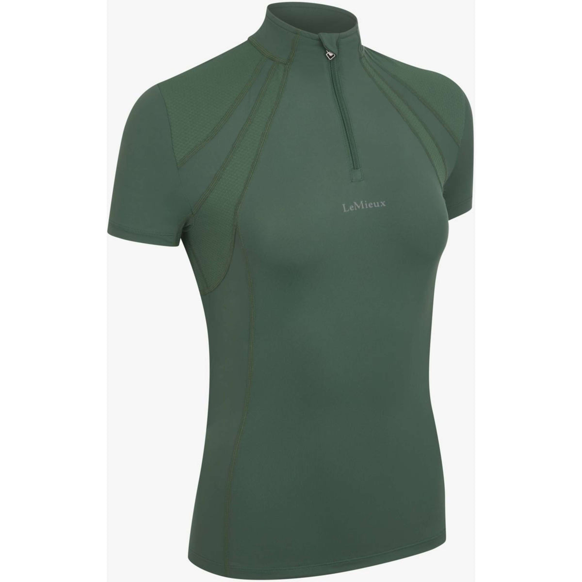 LeMieux Baselayer Mia Mesh Korte Mouwen Hunter Groen