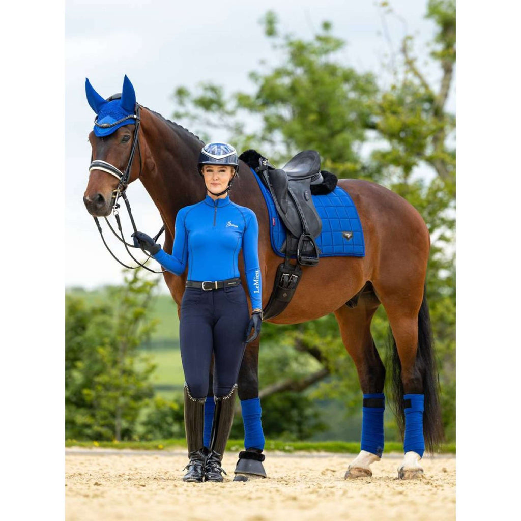 LeMieux Zadeldekje Loire Dressuur Benetton Blue