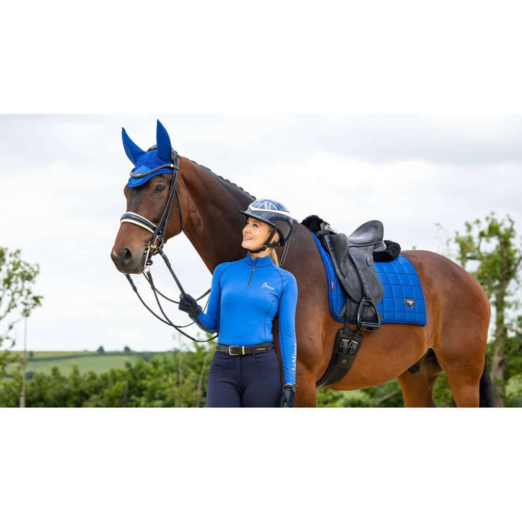 LeMieux Zadeldekje Loire Dressuur Benetton Blue