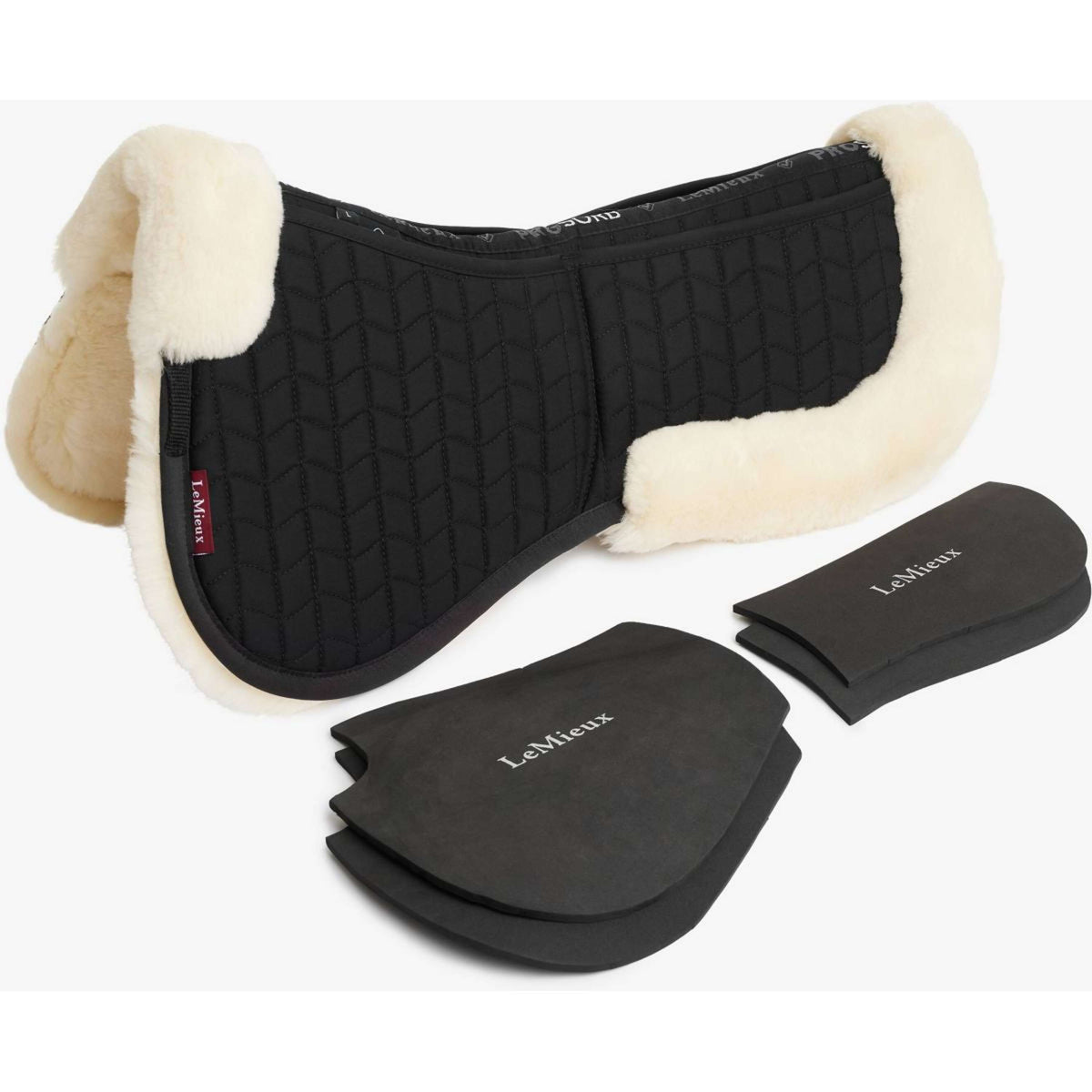 LeMieux Zadelonderlegger ProLambs Pro-Sorb Zwart/Naturel