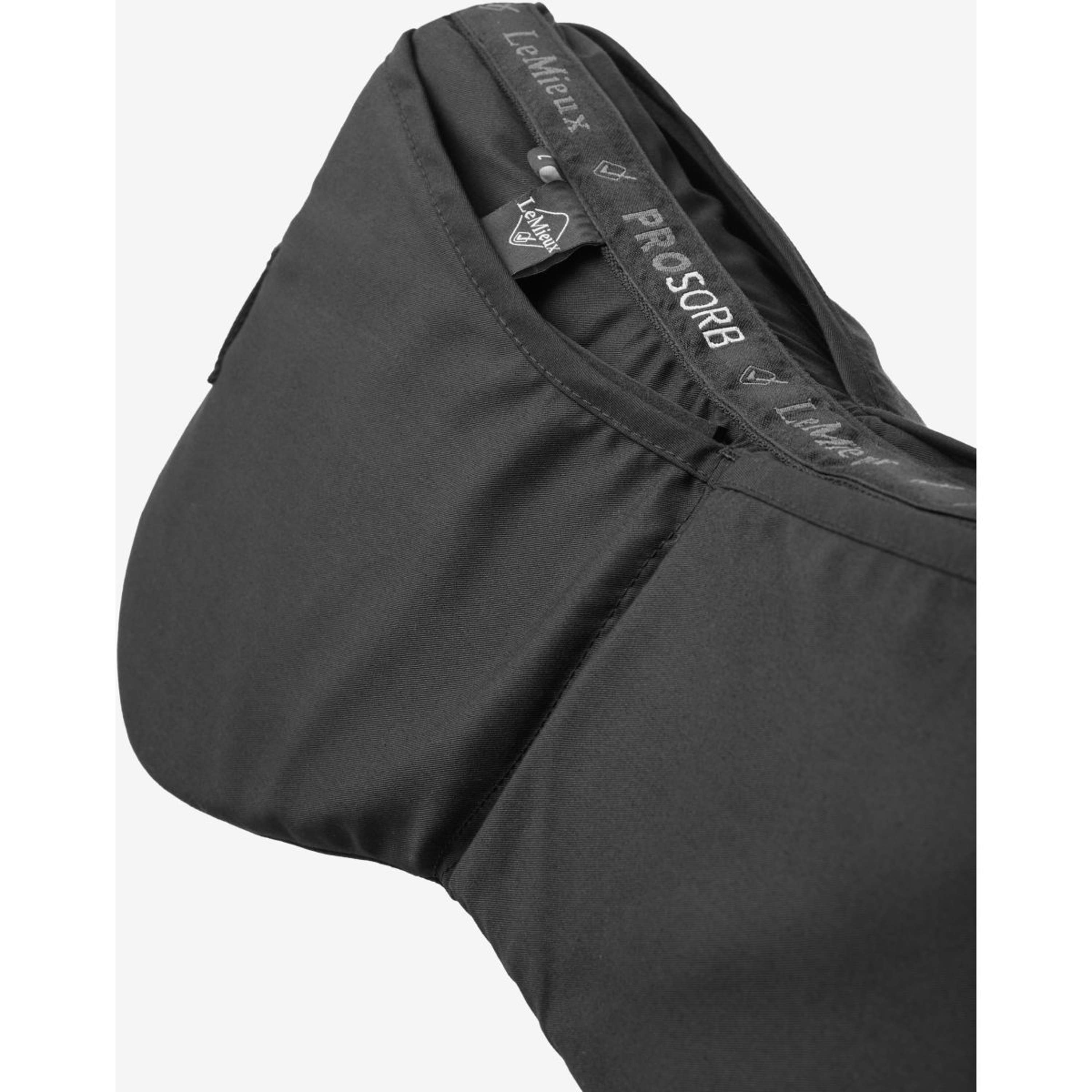 LeMieux Zadelonderlegger Pro-Sorb Plain Zwart