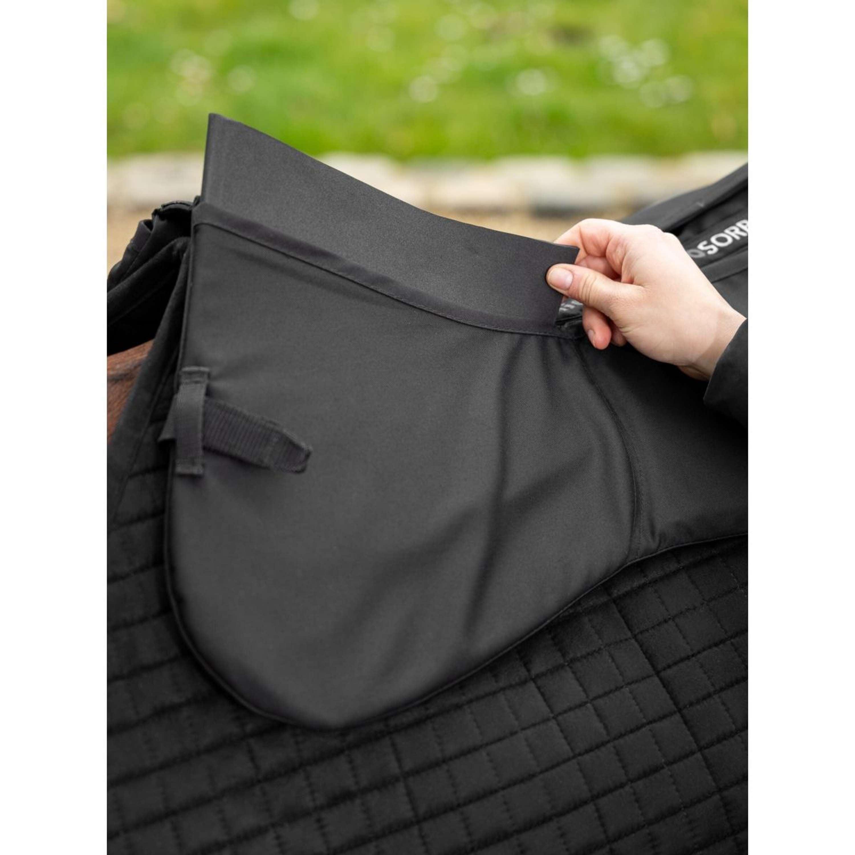 LeMieux Zadelonderlegger Pro-Sorb Plain Zwart