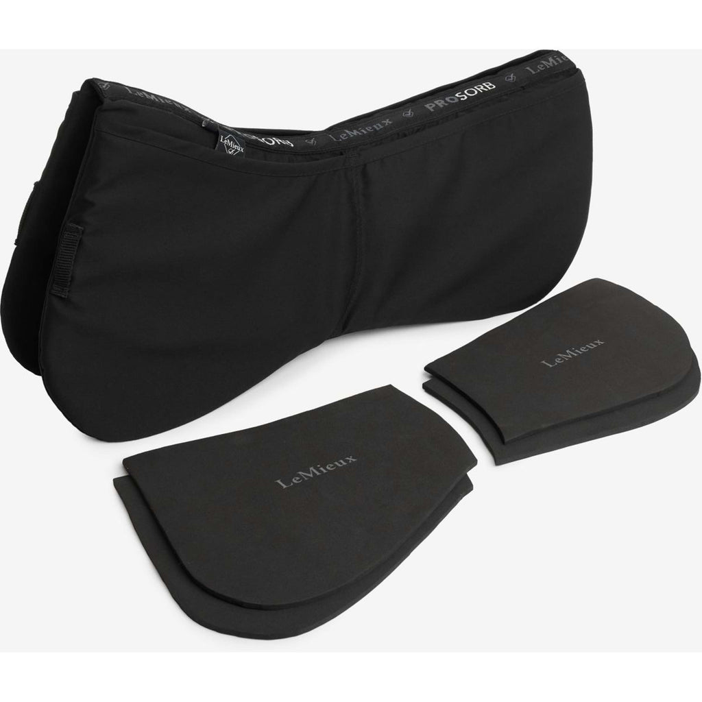 LeMieux Zadelonderlegger Pro-Sorb Plain Zwart