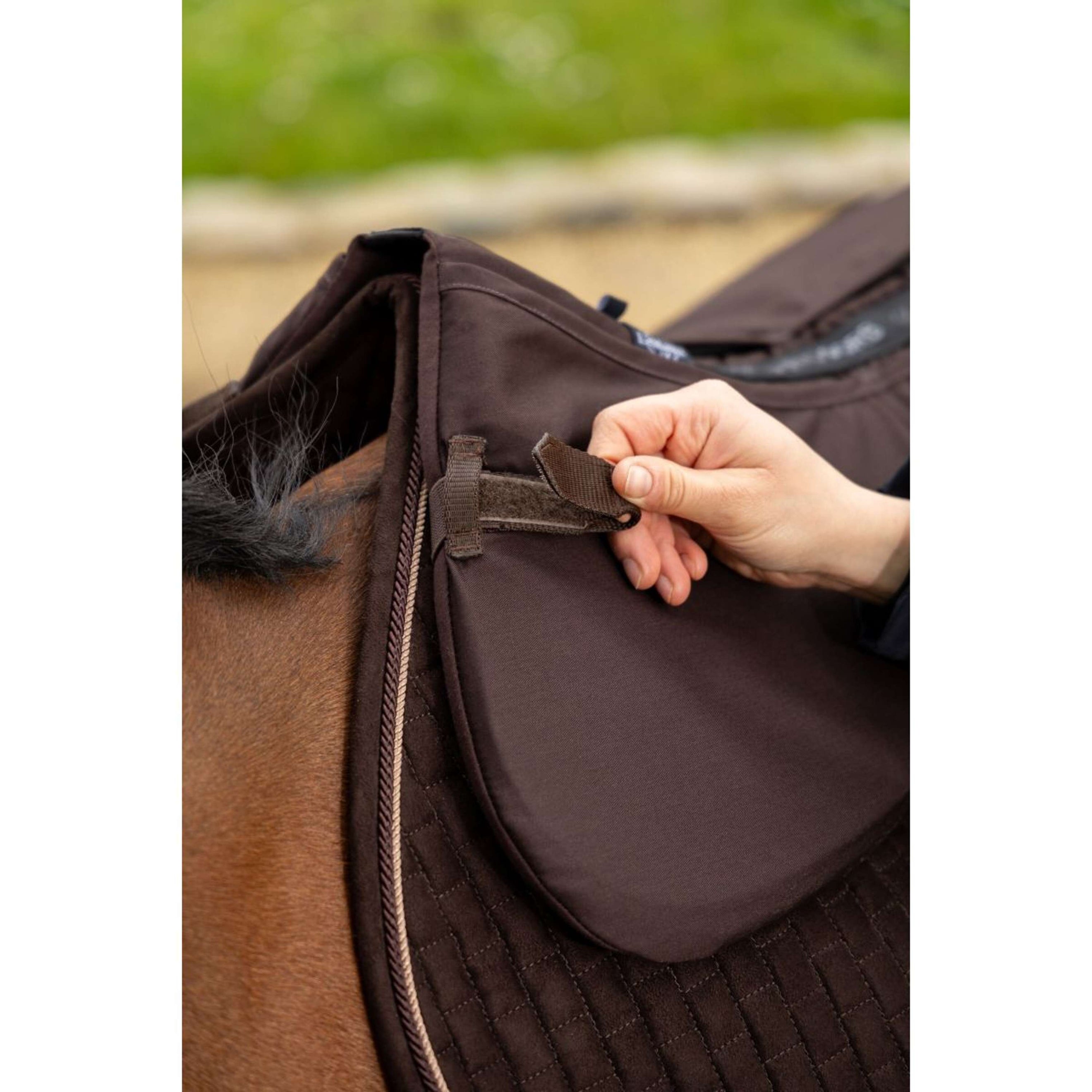 LeMieux Zadelonderlegger Pro-Sorb Plain Bruin LeMieux Zadelonderlegger Pro-Sorb Plain Bruin