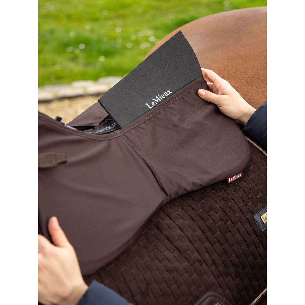 LeMieux Zadelonderlegger Pro-Sorb Plain Bruin