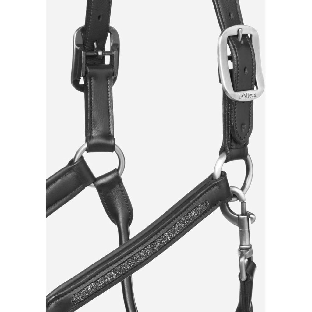 LeMieux Leren Halster Crystal Zwart