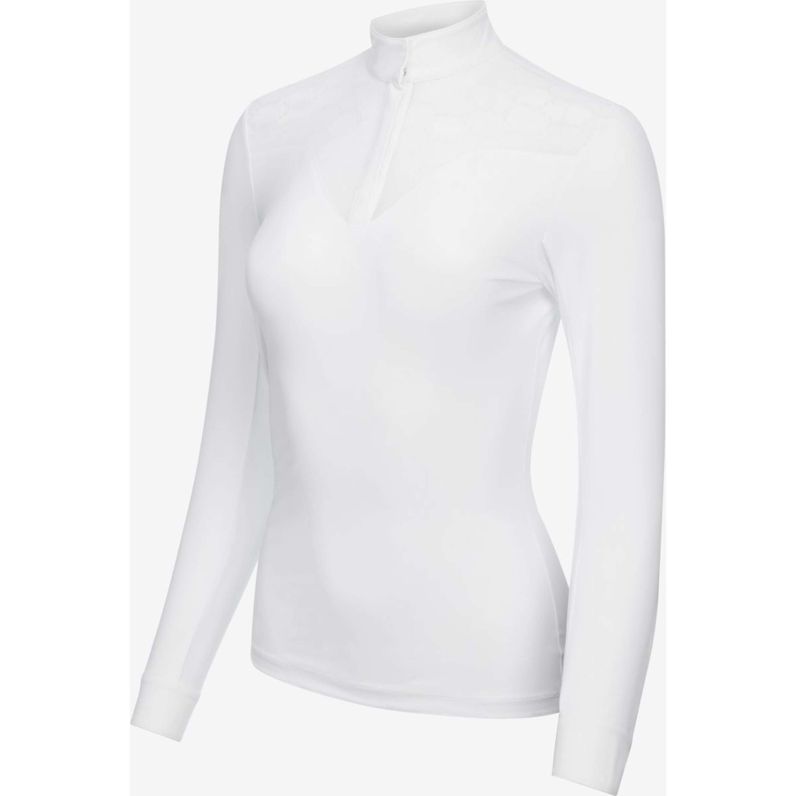 LeMieux Wedstrijdshirt Emily Lange Mouwen SS25 Wit LeMieux Wedstrijdshirt Emily Lange Mouwen SS25 Wit