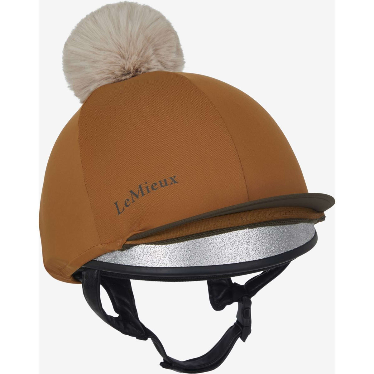 LeMieux Cap Cover Pom Ginger