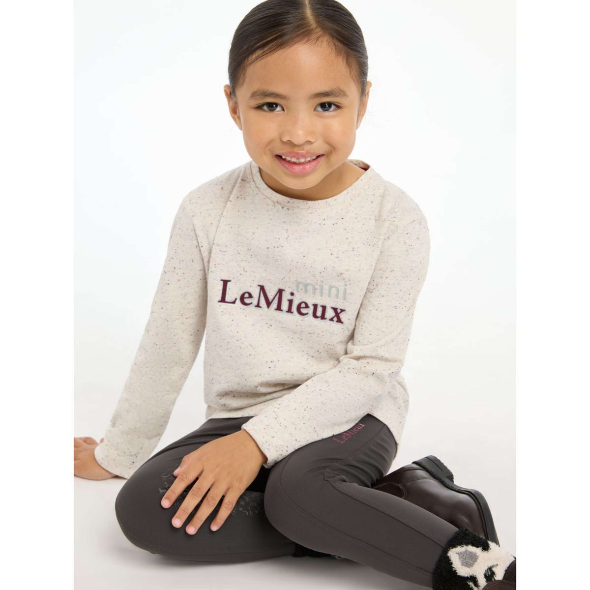 LeMieux Shirt Mini Jessie Lange Mouwen Beige