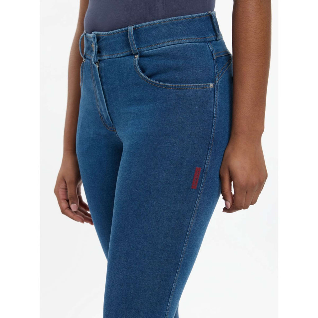 LeMieux Rijbroek Dolly Denim Full Grip Denim