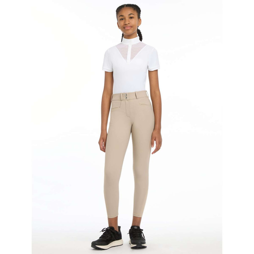 LeMieux Rijbroek Izzy Kids Full Grip Almond