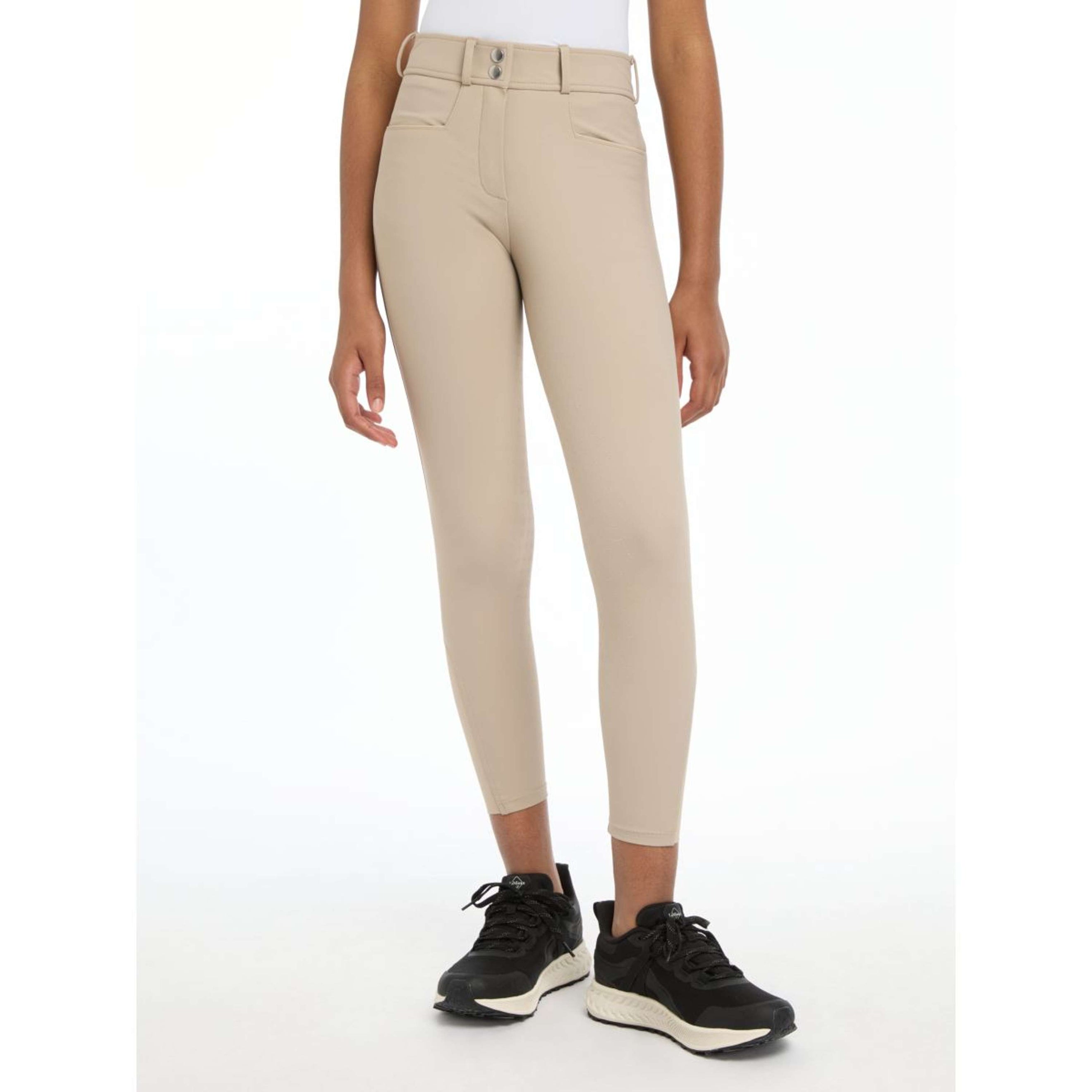 LeMieux Rijbroek Izzy Kids Full Grip Almond