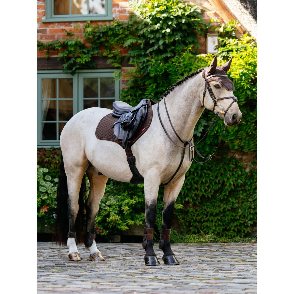 LeMieux Zadeldekje Brilliance Close Contact Square Springen Espresso