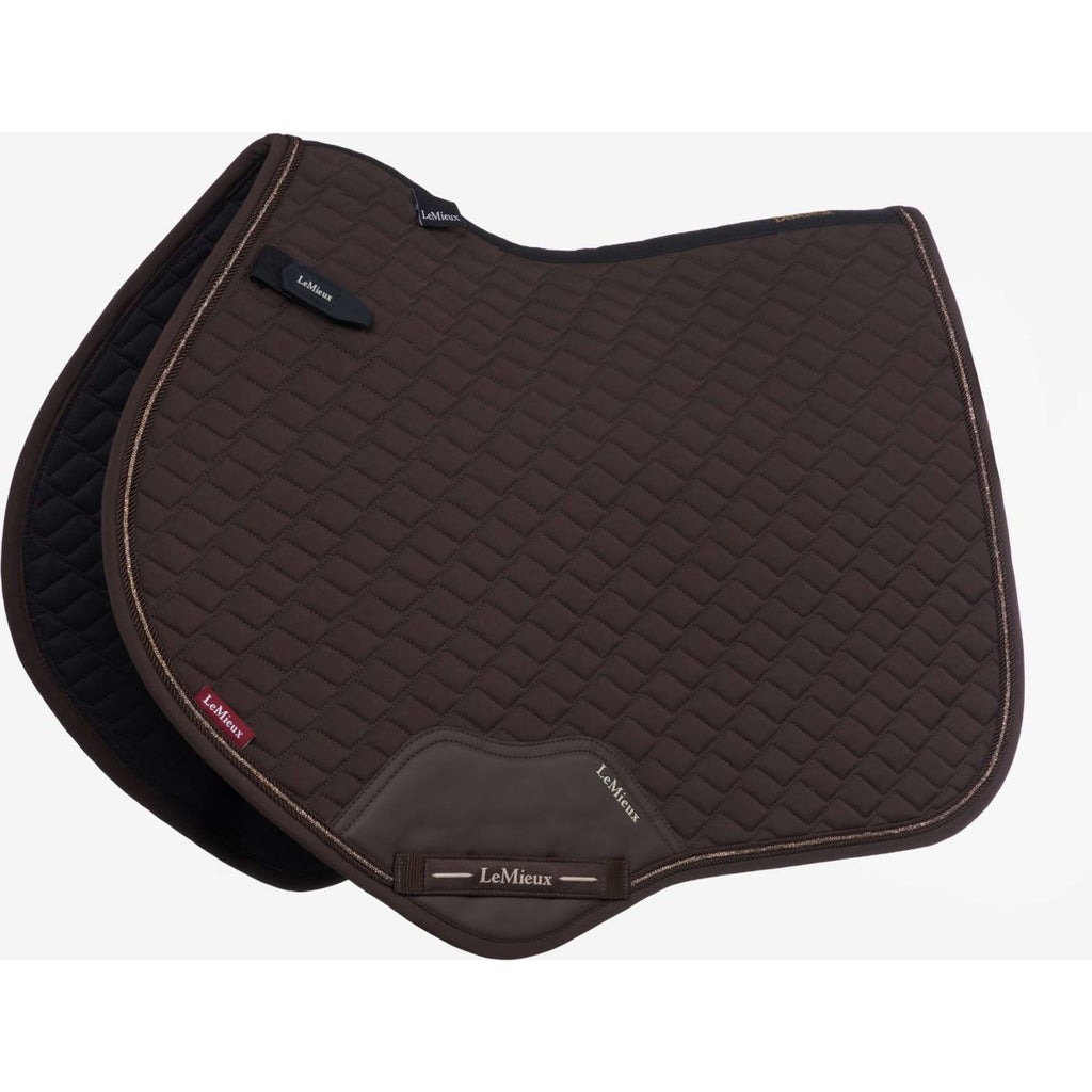 LeMieux Zadeldekje Brilliance Close Contact Square Springen Espresso