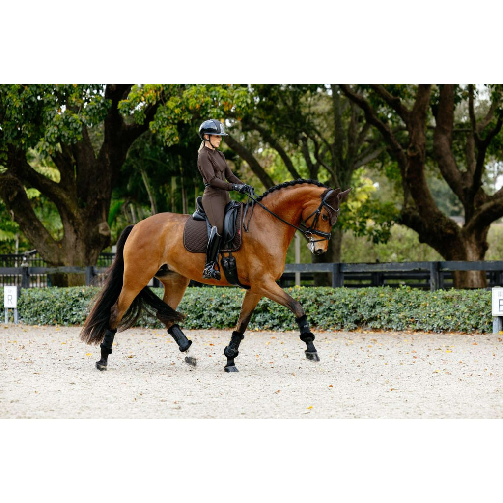 LeMieux Zadeldekje Brilliance Dressuur Espresso