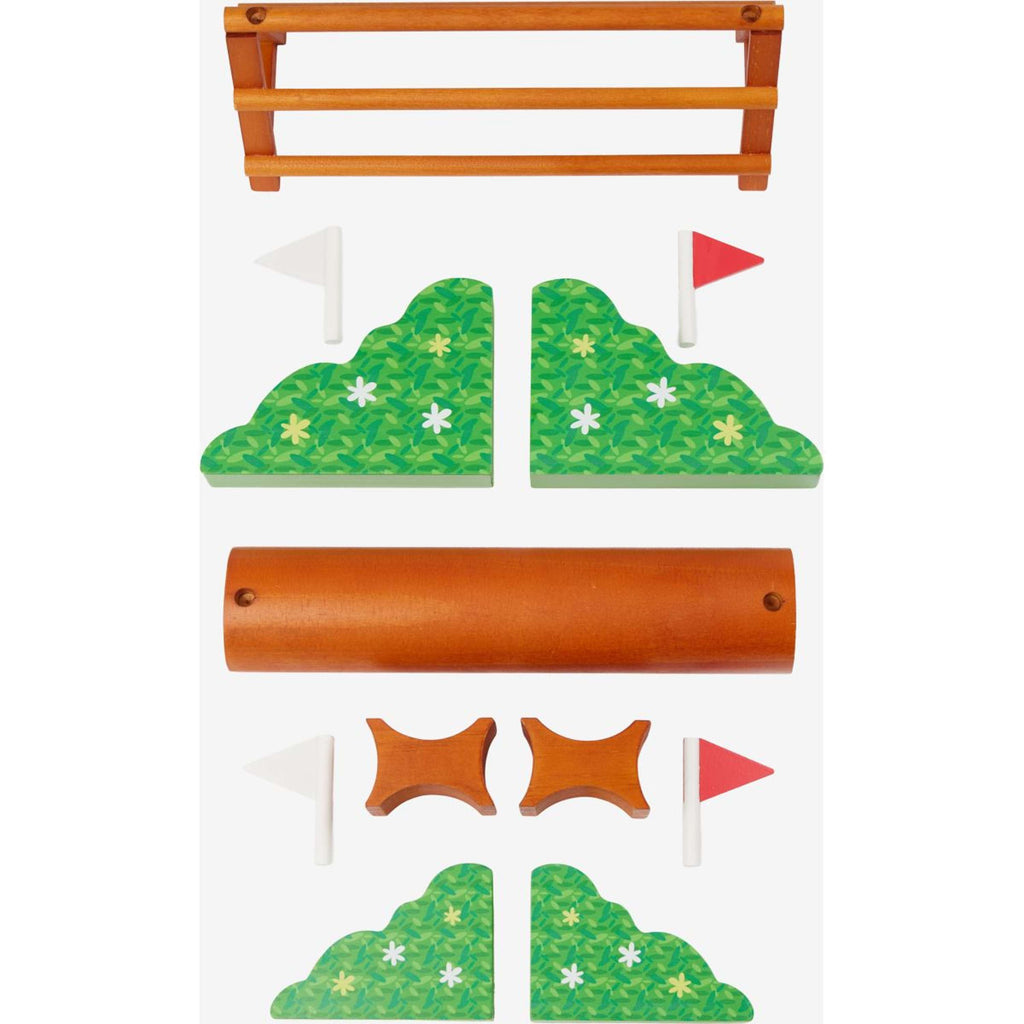 LeMieux Toy Pony XC Jump Set Groen/Bruin