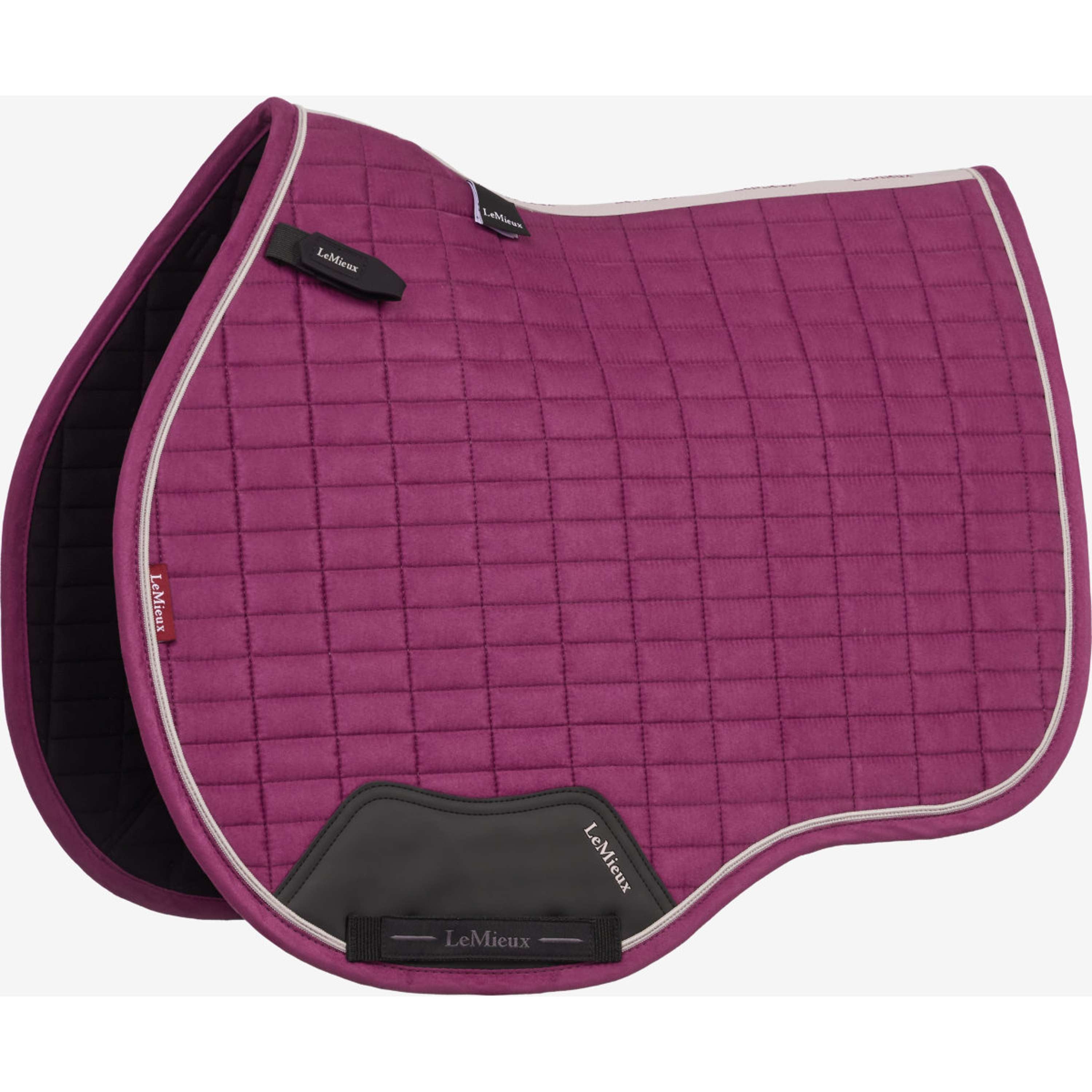 LeMieux Zadeldekje Suede Square Veelzijdigheid Blackberry