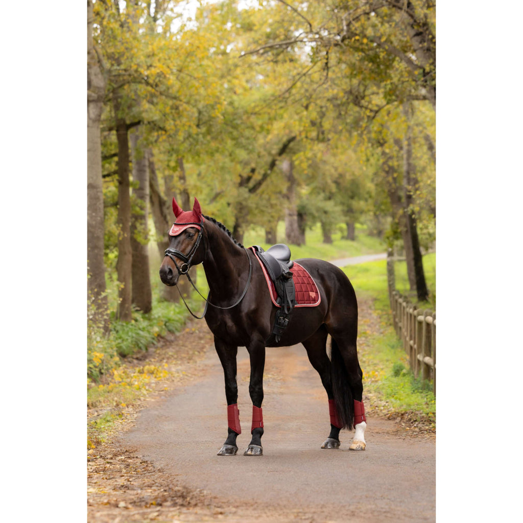 LeMieux Zadeldekje Loire Classic Square Dressuur Russet