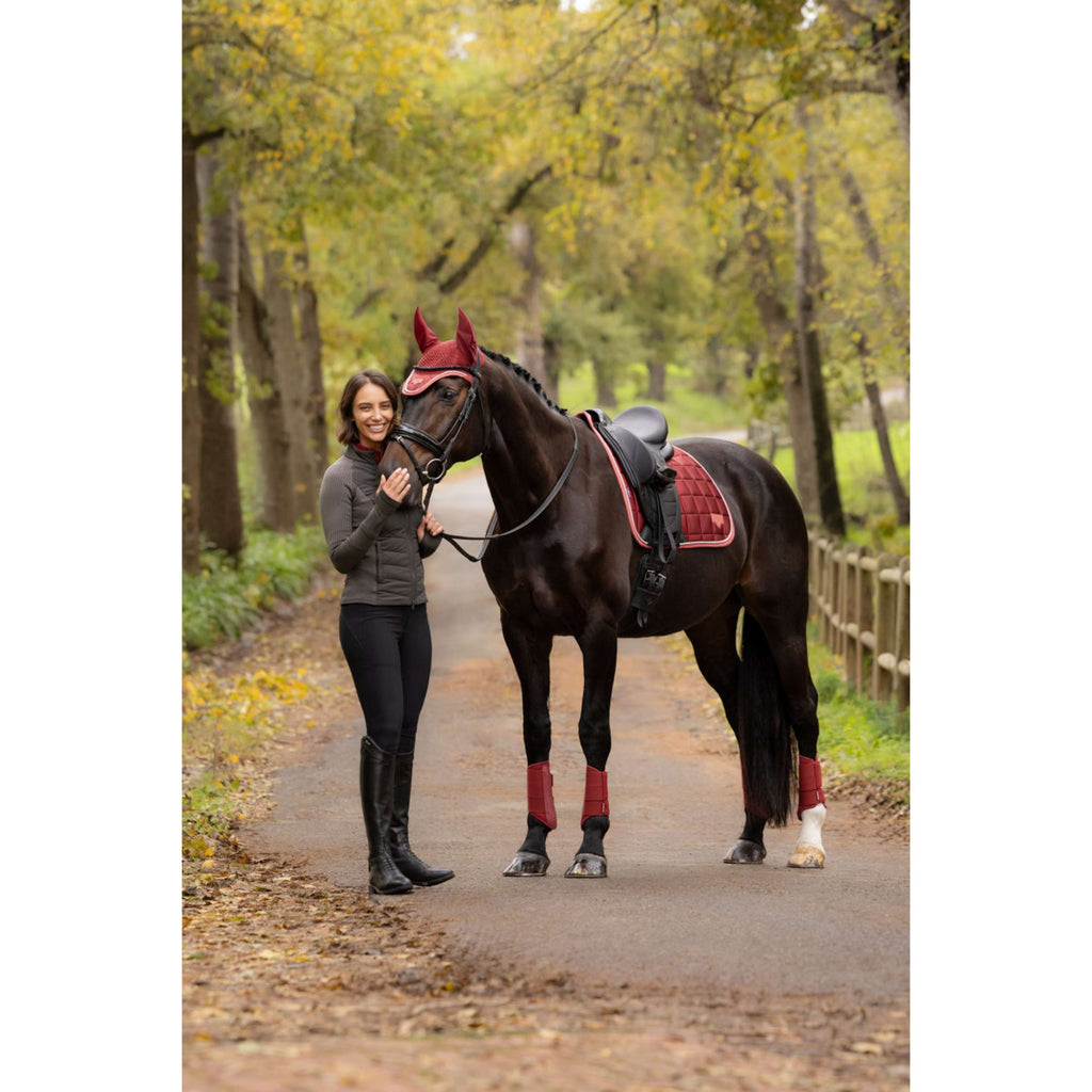 LeMieux Zadeldekje Loire Classic Square Dressuur Russet