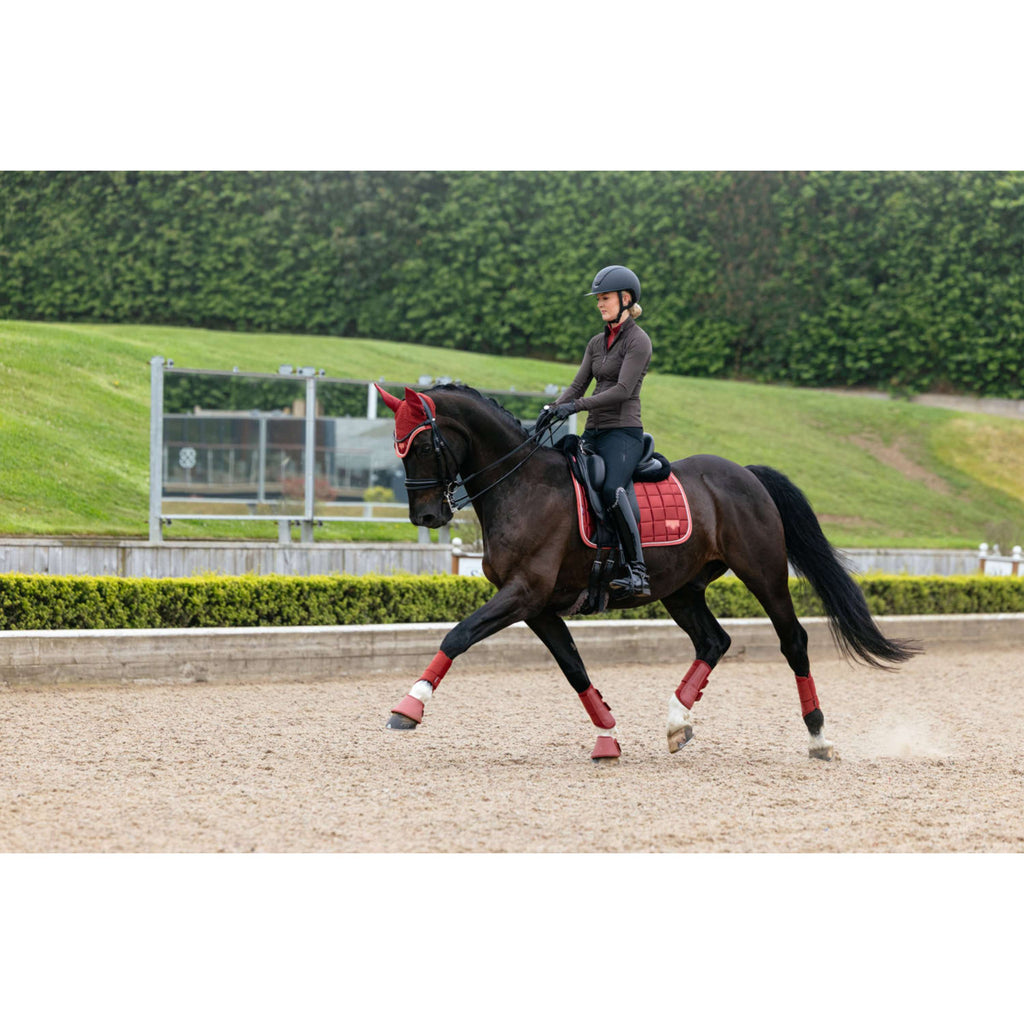 LeMieux Zadeldekje Loire Classic Square Dressuur Russet