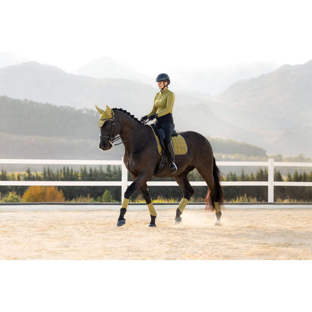 LeMieux Zadeldekje Loire Classic Square Dressuur Gooseberry