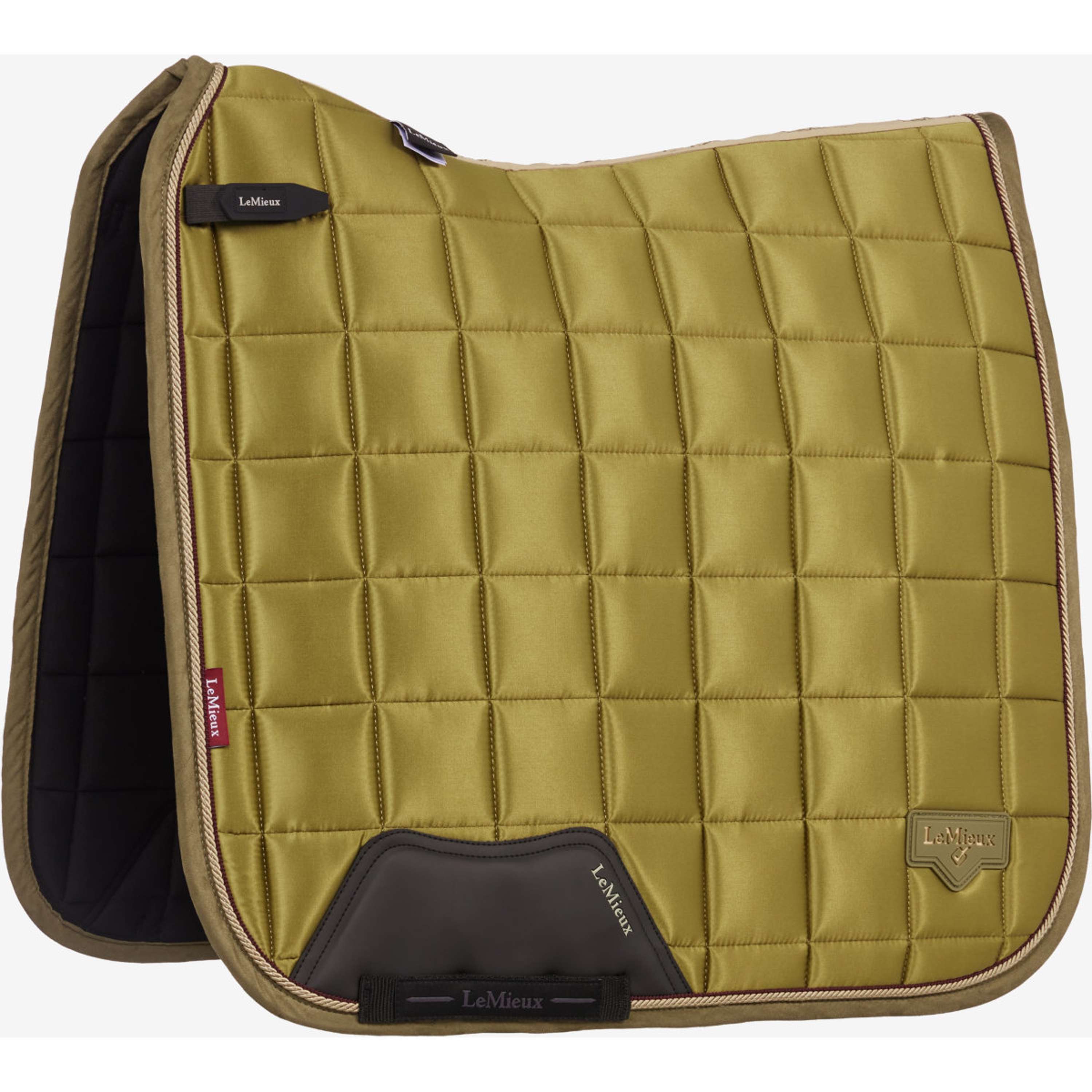 LeMieux Zadeldekje Loire Classic Square Dressuur Gooseberry