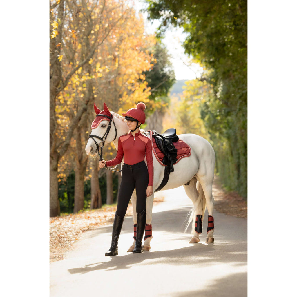 LeMieux Zadeldekje Loire Classic Square Veelzijdigheid Russet