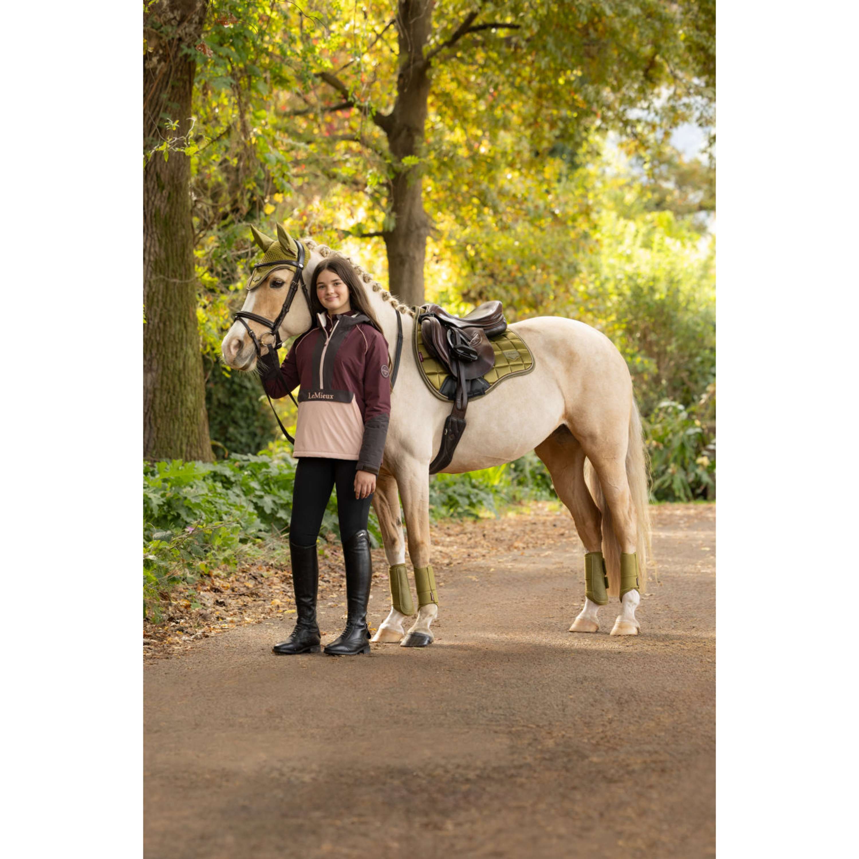 LeMieux Zadeldekje Loire Classic Square Veelzijdigheid Gooseberry
