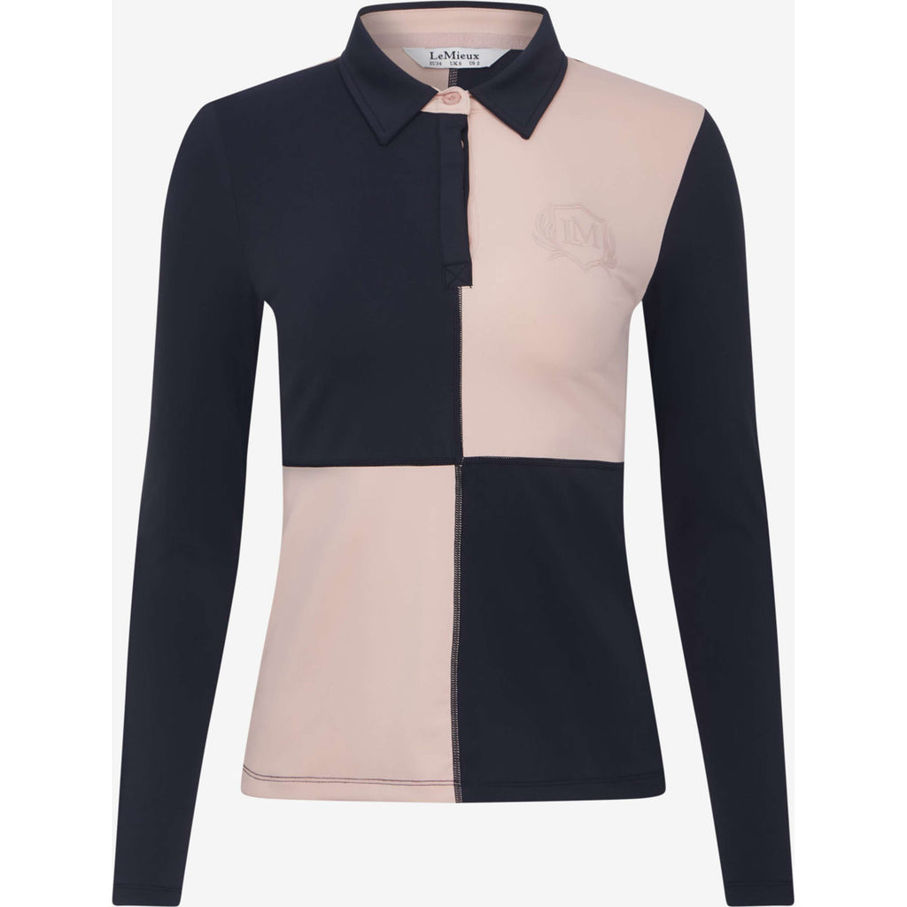 LeMieux Baselayer Harlequin Rugby Petal/Navy