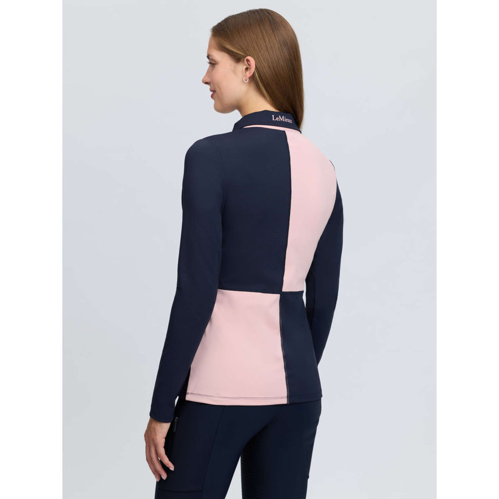 LeMieux Baselayer Harlequin Rugby Petal/Navy