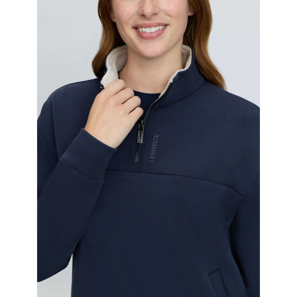 LeMieux Trui Scarlet Quarter Zip Navy
