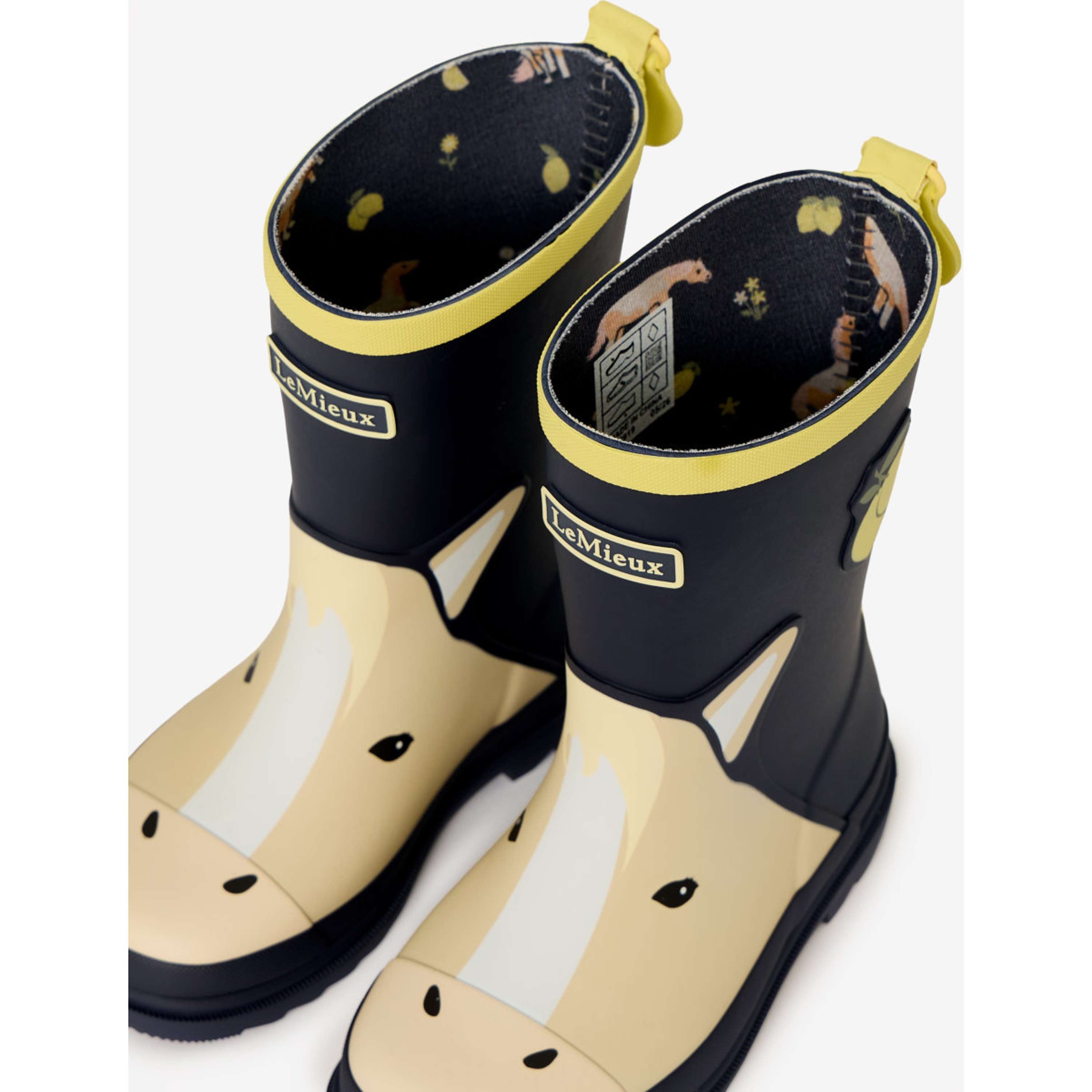 LeMieux Regenlaarzen Splash Welly Kids Lemon