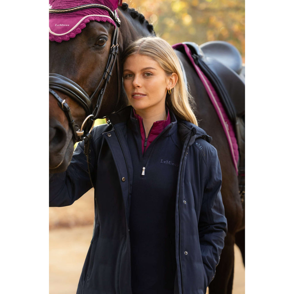 LeMieux Lange Jas Erin Waterproof Padded Navy