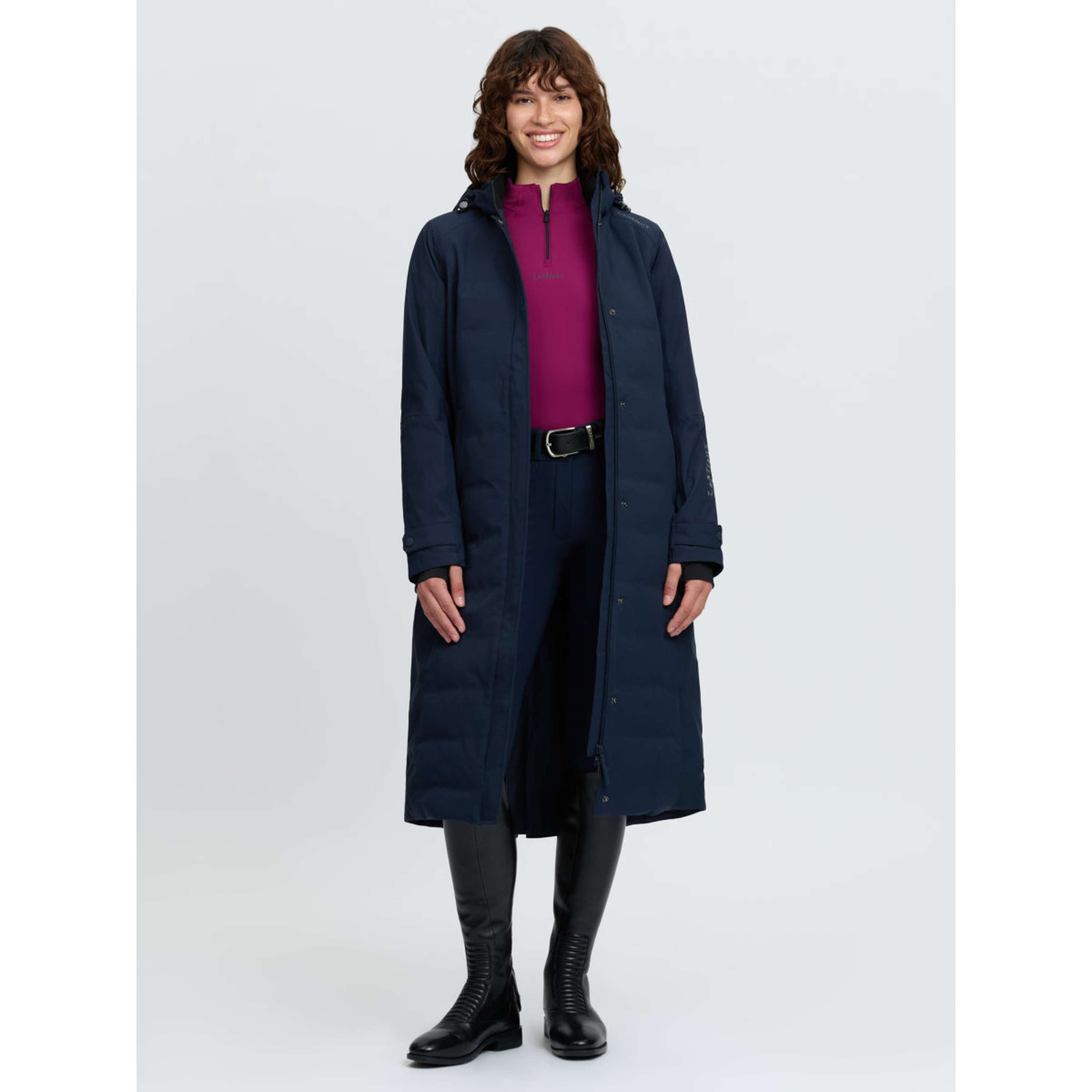 LeMieux Lange Jas Erin Waterproof Padded Navy