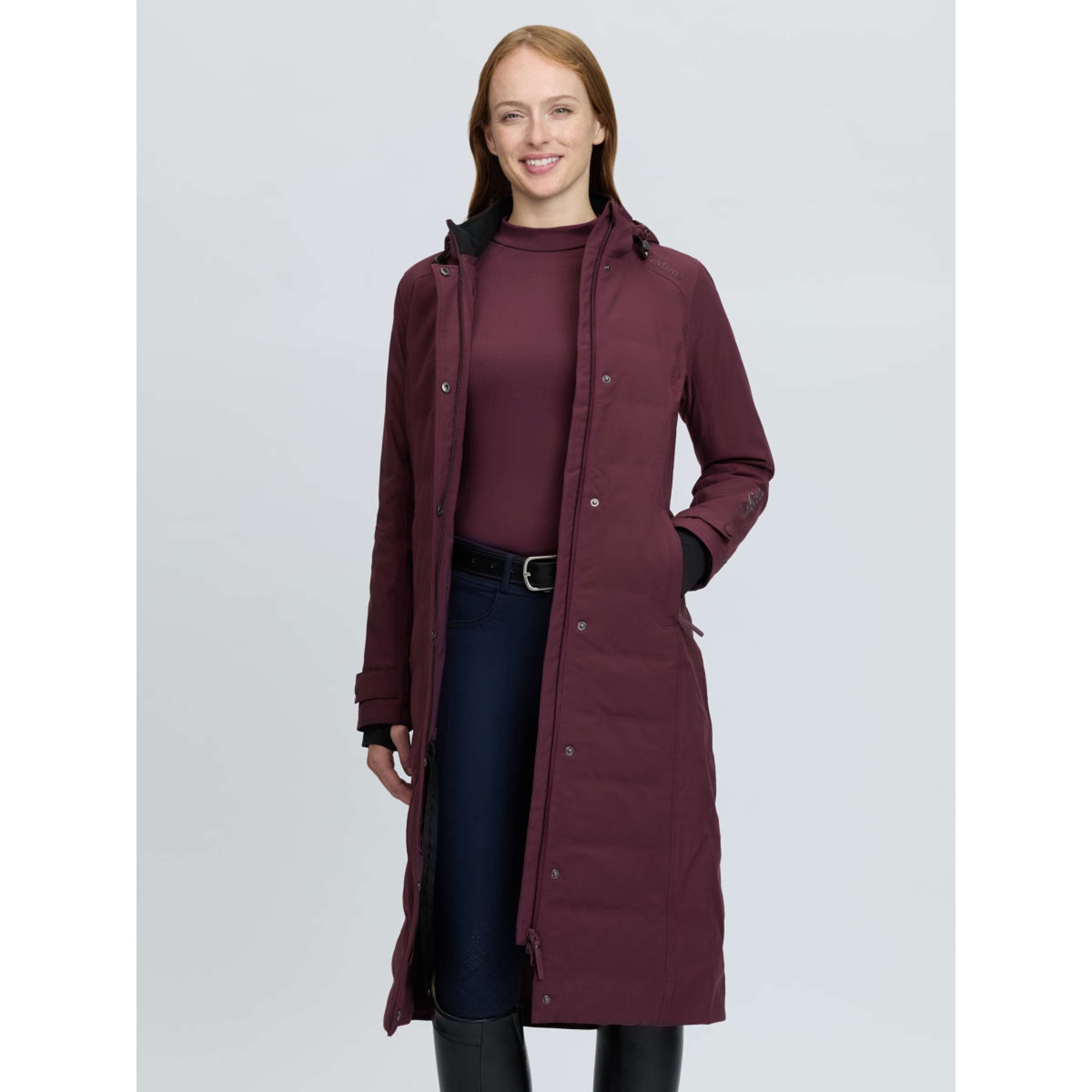 LeMieux Lange Jas Erin Waterproof Padded Bramble