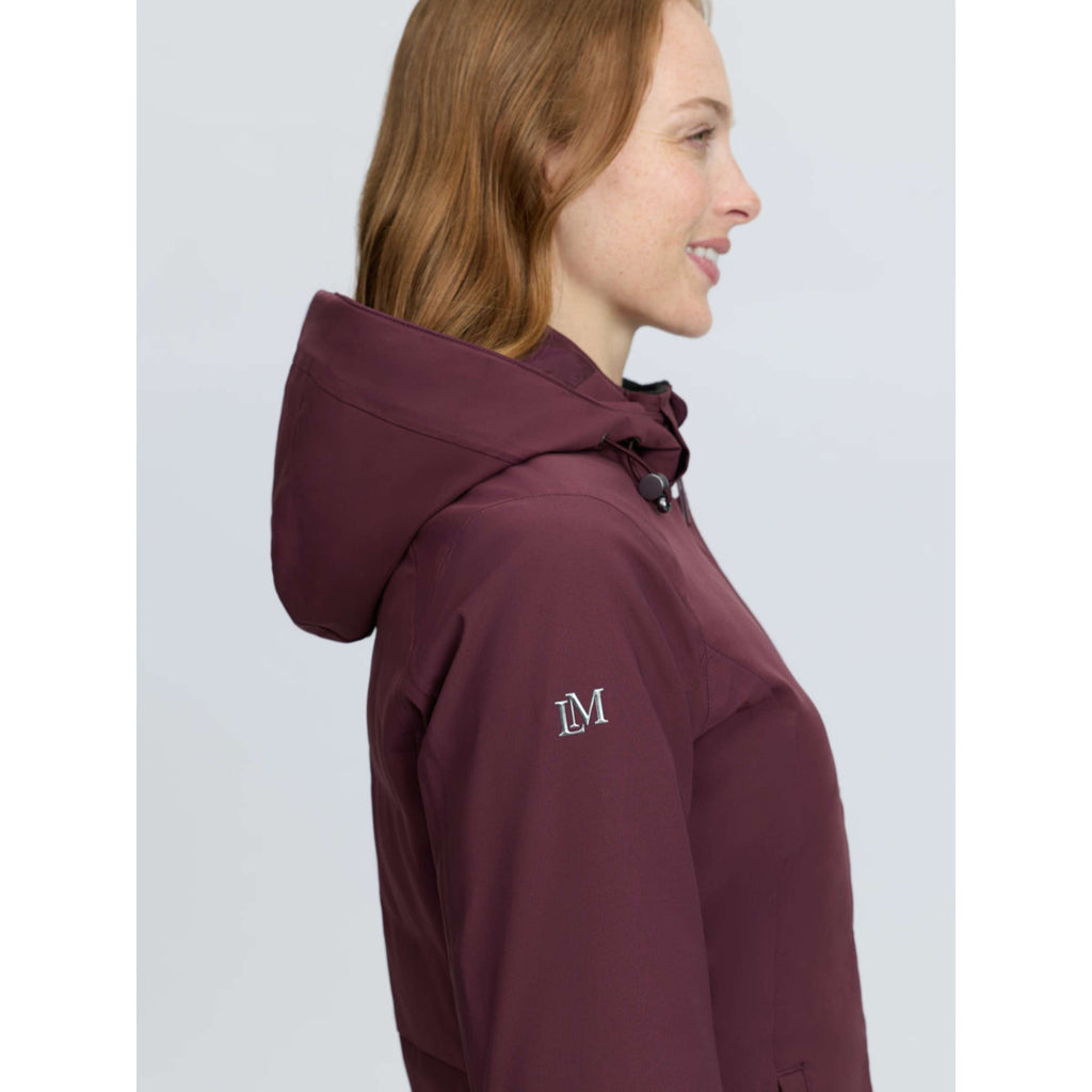 LeMieux Lange Jas Erin Waterproof Padded Bramble