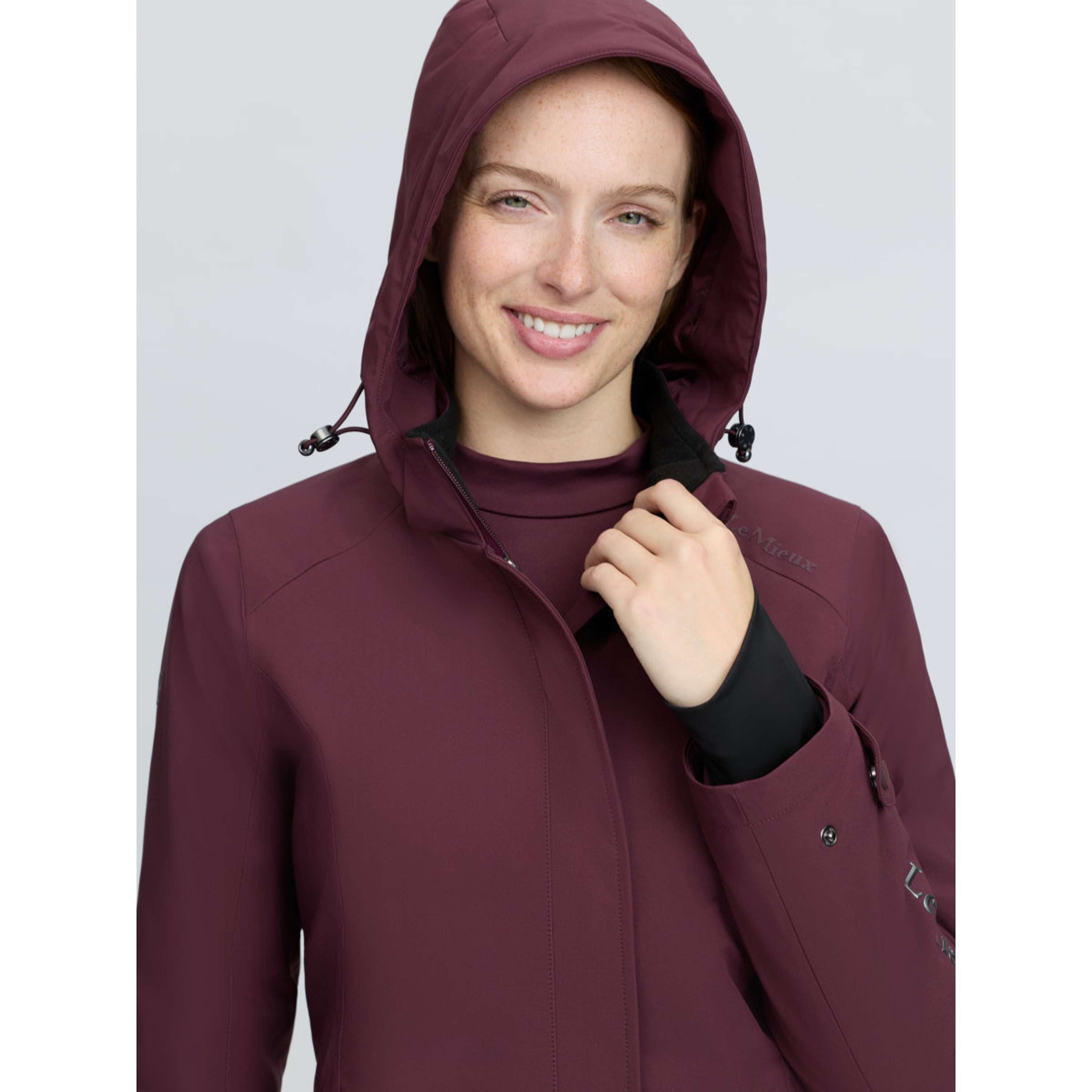 LeMieux Lange Jas Erin Waterproof Padded Bramble