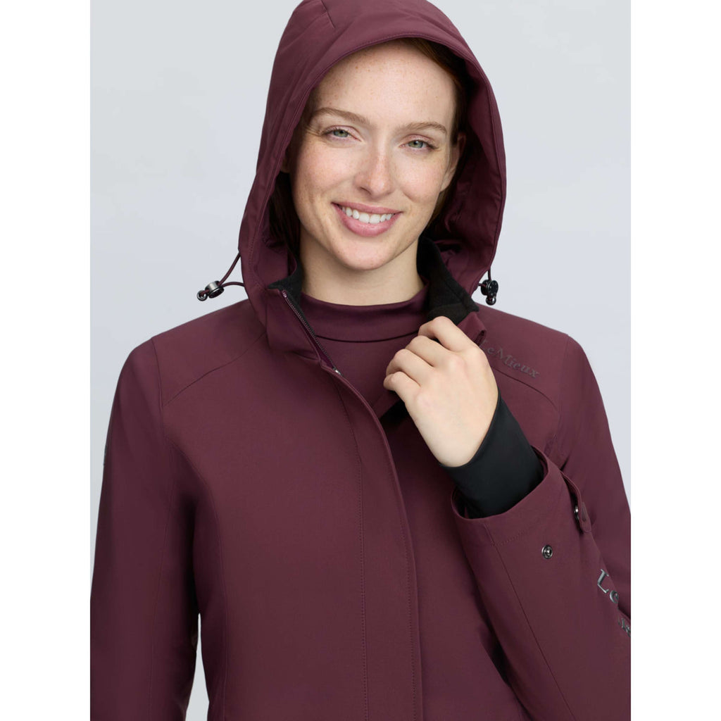 LeMieux Lange Jas Erin Waterproof Padded Bramble
