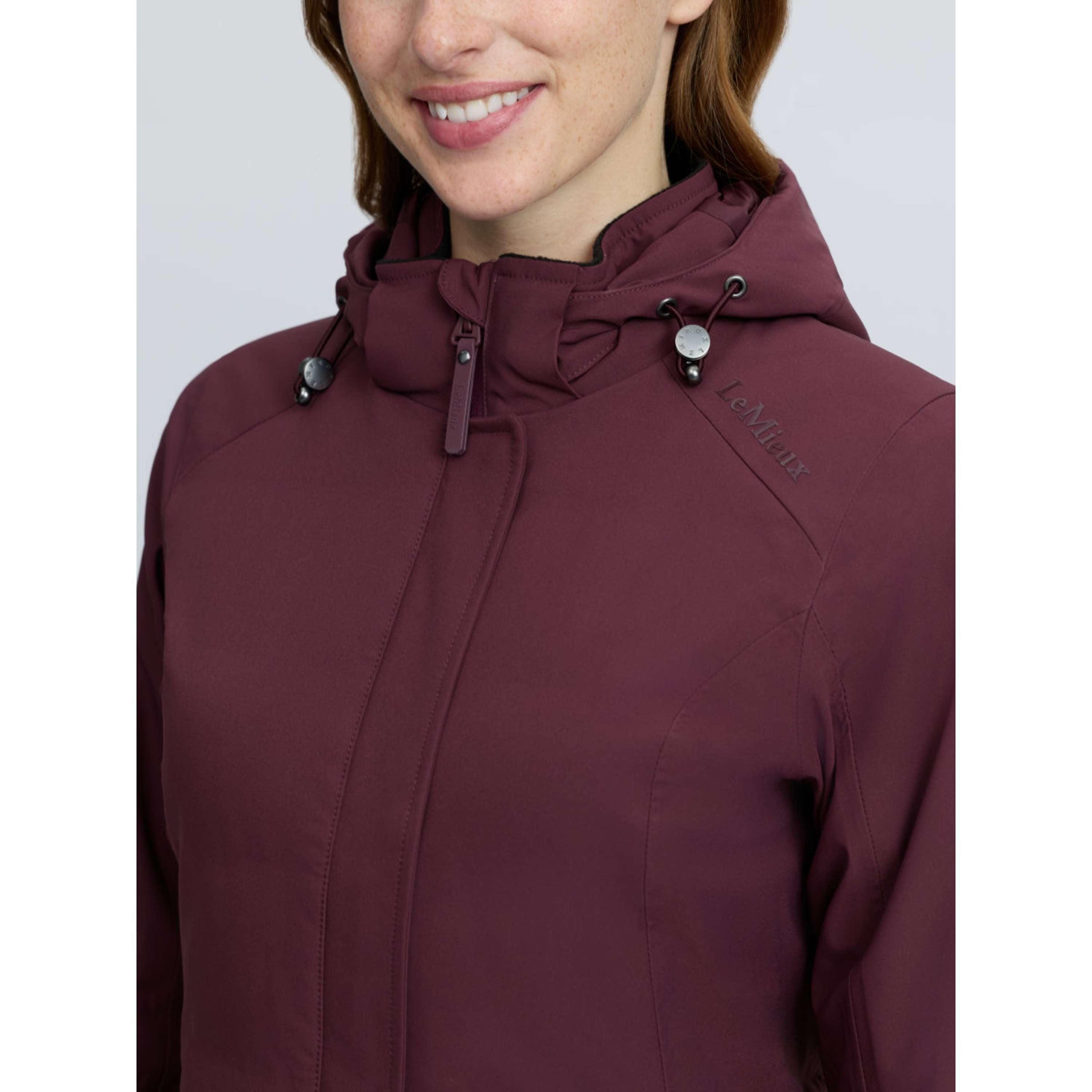 LeMieux Lange Jas Erin Waterproof Padded Bramble