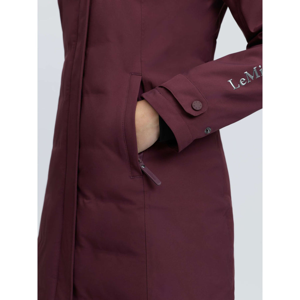 LeMieux Lange Jas Erin Waterproof Padded Bramble