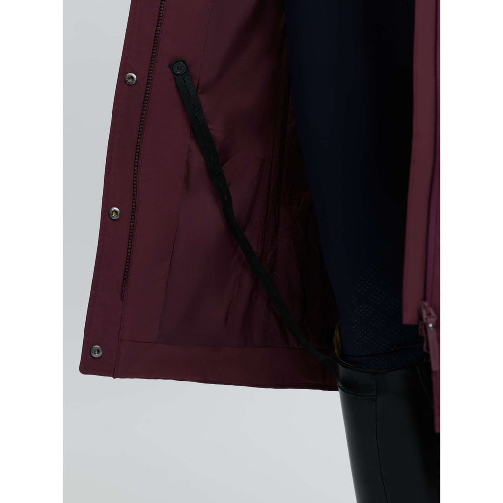 LeMieux Lange Jas Erin Waterproof Padded Bramble