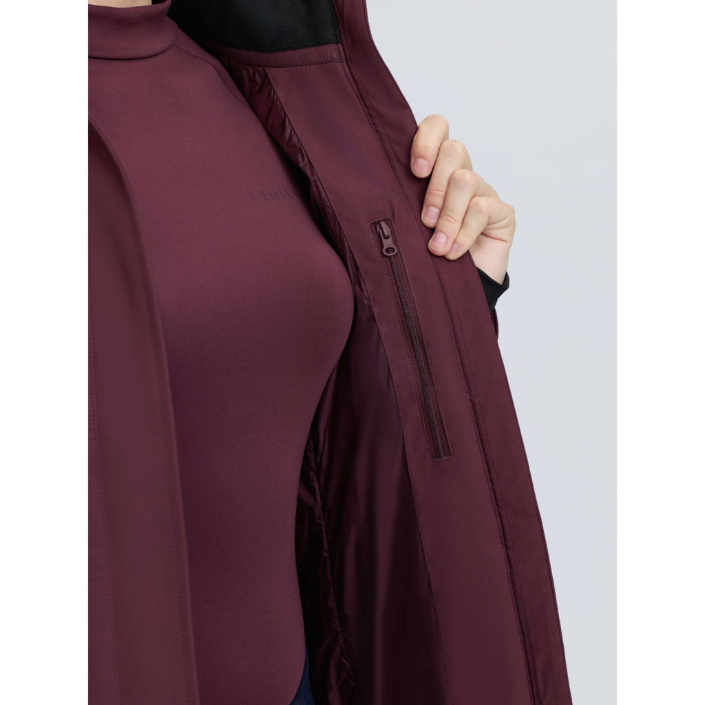 LeMieux Lange Jas Erin Waterproof Padded Bramble