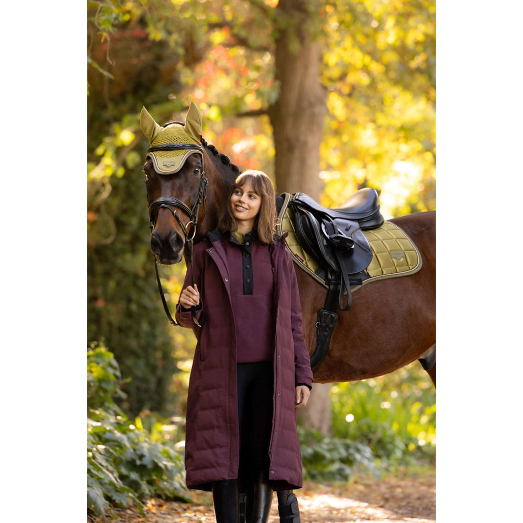 LeMieux Lange Jas Erin Waterproof Padded Bramble
