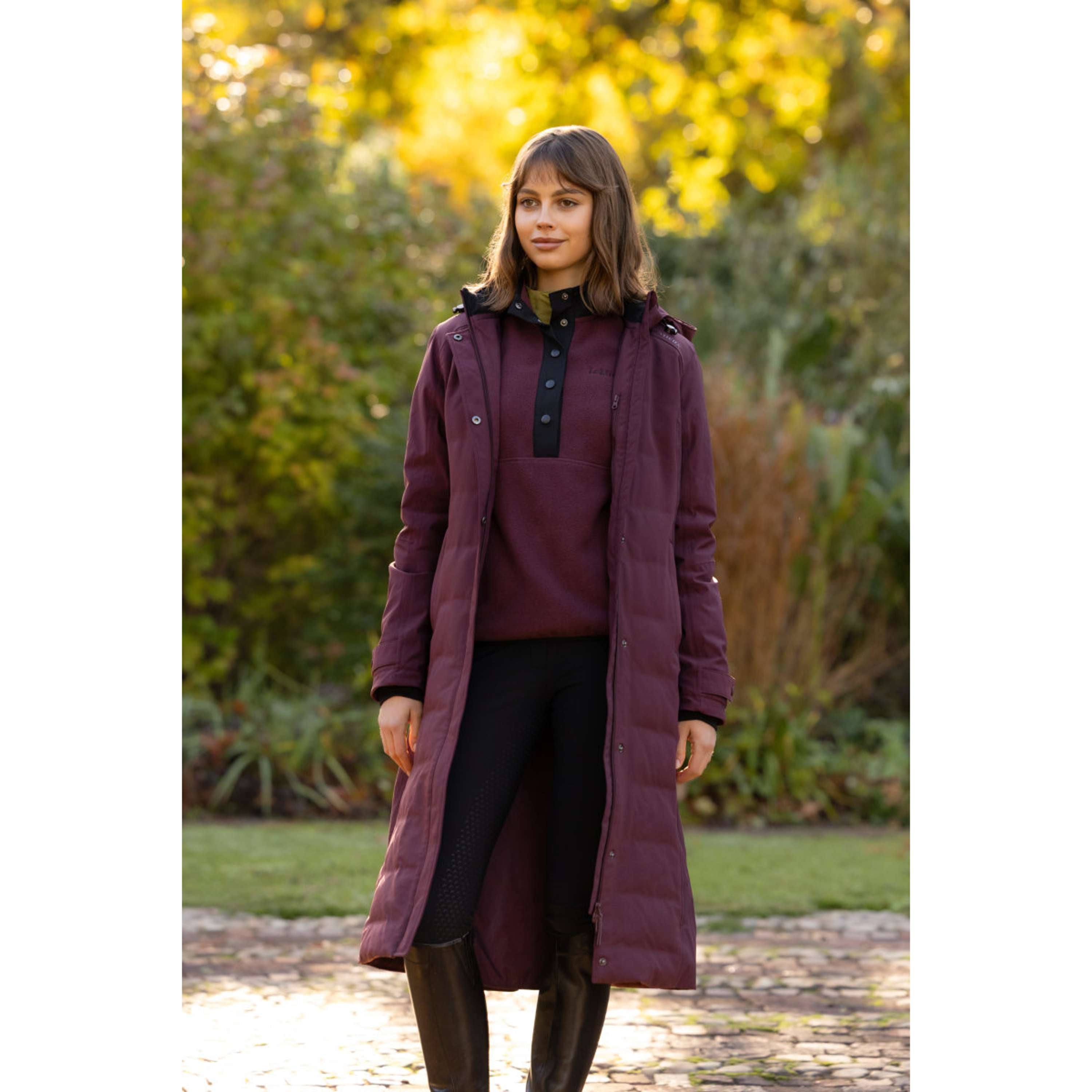 LeMieux Lange Jas Erin Waterproof Padded Bramble