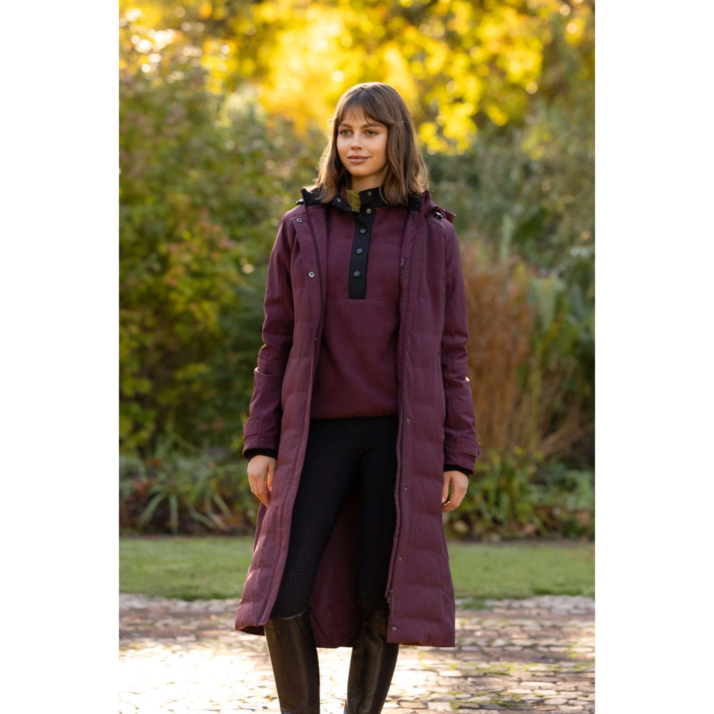 LeMieux Lange Jas Erin Waterproof Padded Bramble