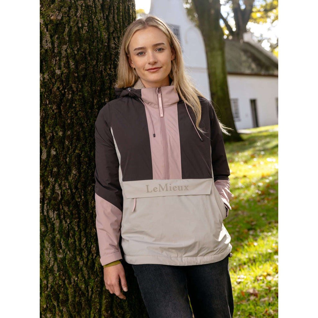 LeMieux Jas Phoebe Half Zip Waterproof Anorak Wild Rose