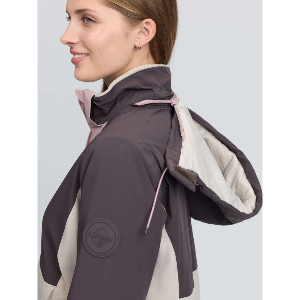 LeMieux Jas Phoebe Half Zip Waterproof Anorak Wild Rose