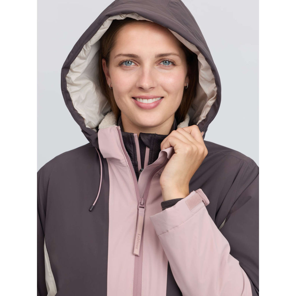 LeMieux Jas Phoebe Half Zip Waterproof Anorak Wild Rose