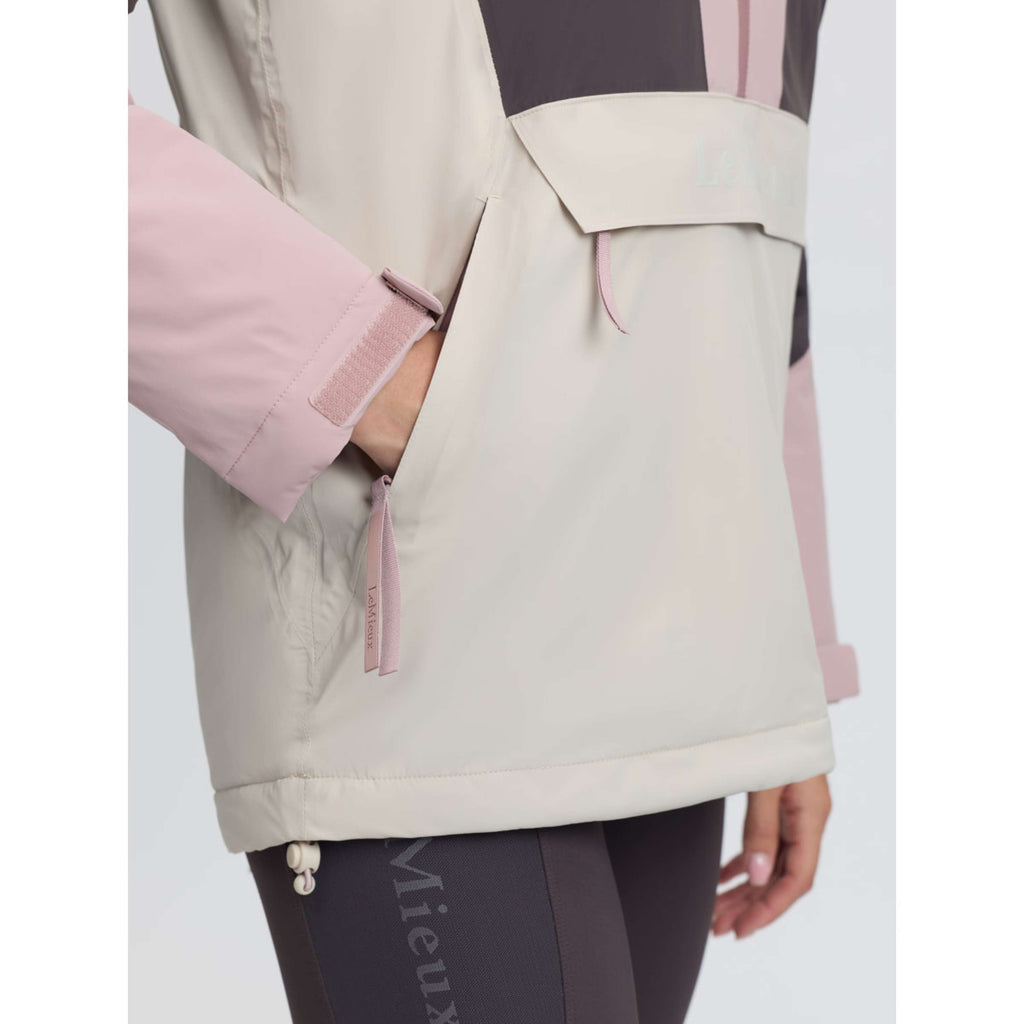 LeMieux Jas Phoebe Half Zip Waterproof Anorak Wild Rose
